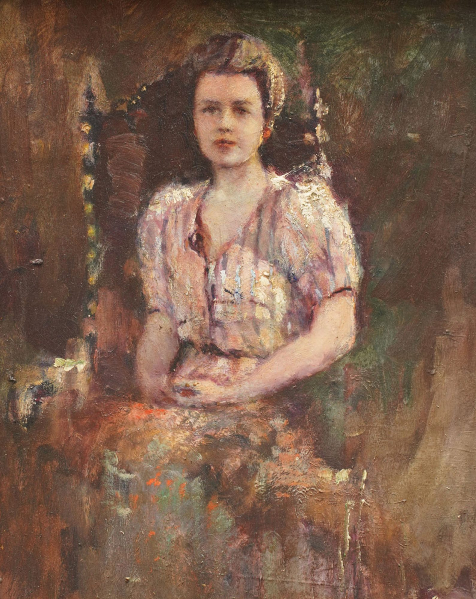 Arnold Turtle (1892-1954): Portrait of Marcotte Olson