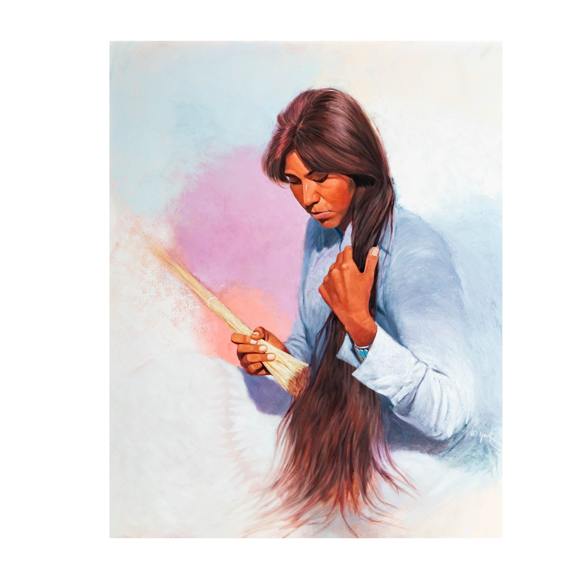 Portrait of a Native American Woman