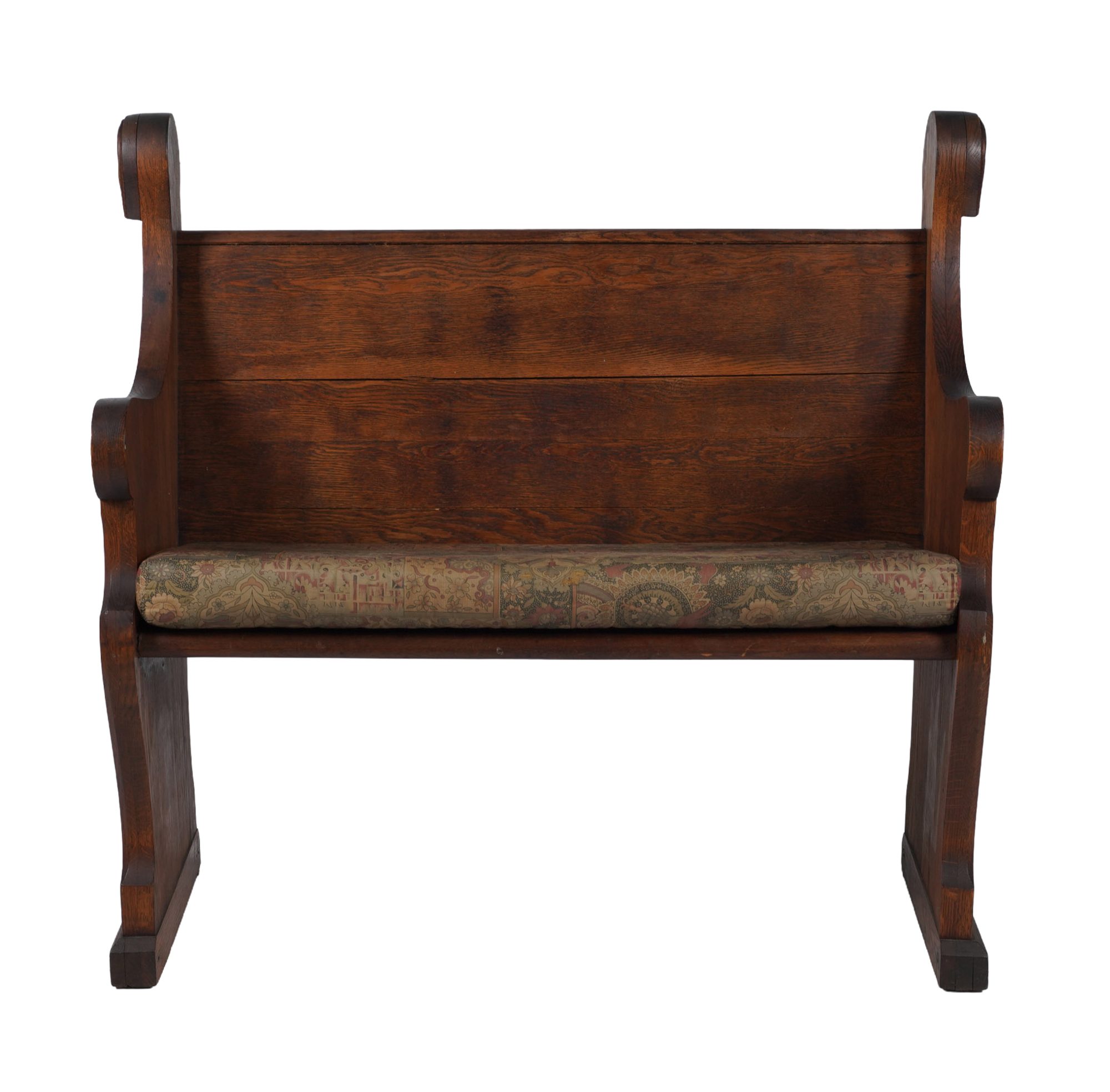 Vintage Oak Church Pew