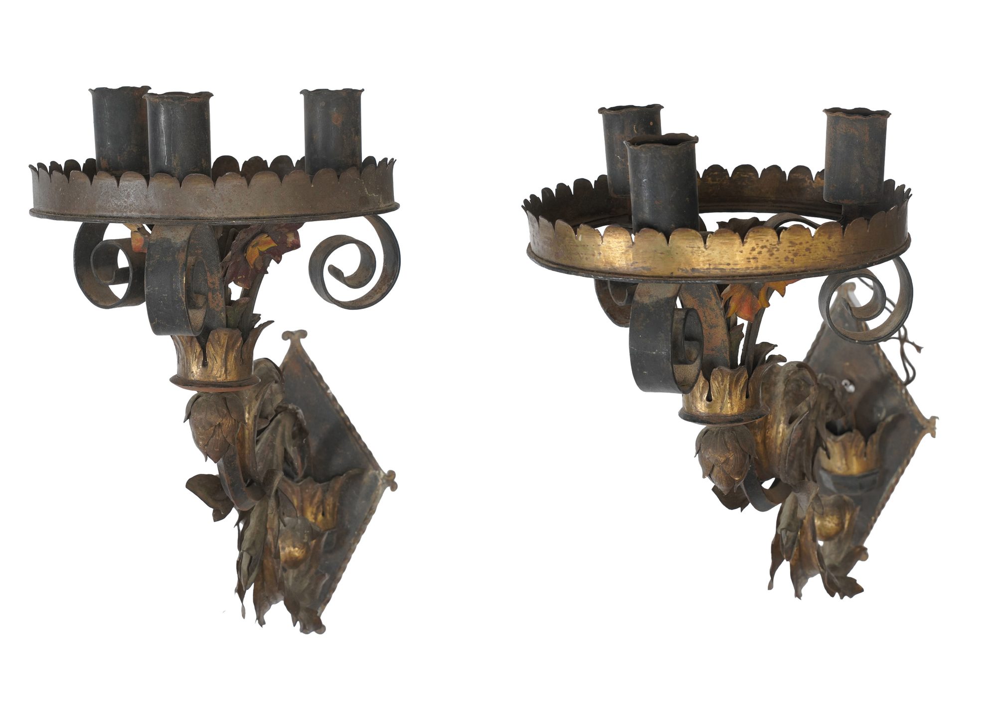 A Pair of Paul Ferrante Wall Sconces