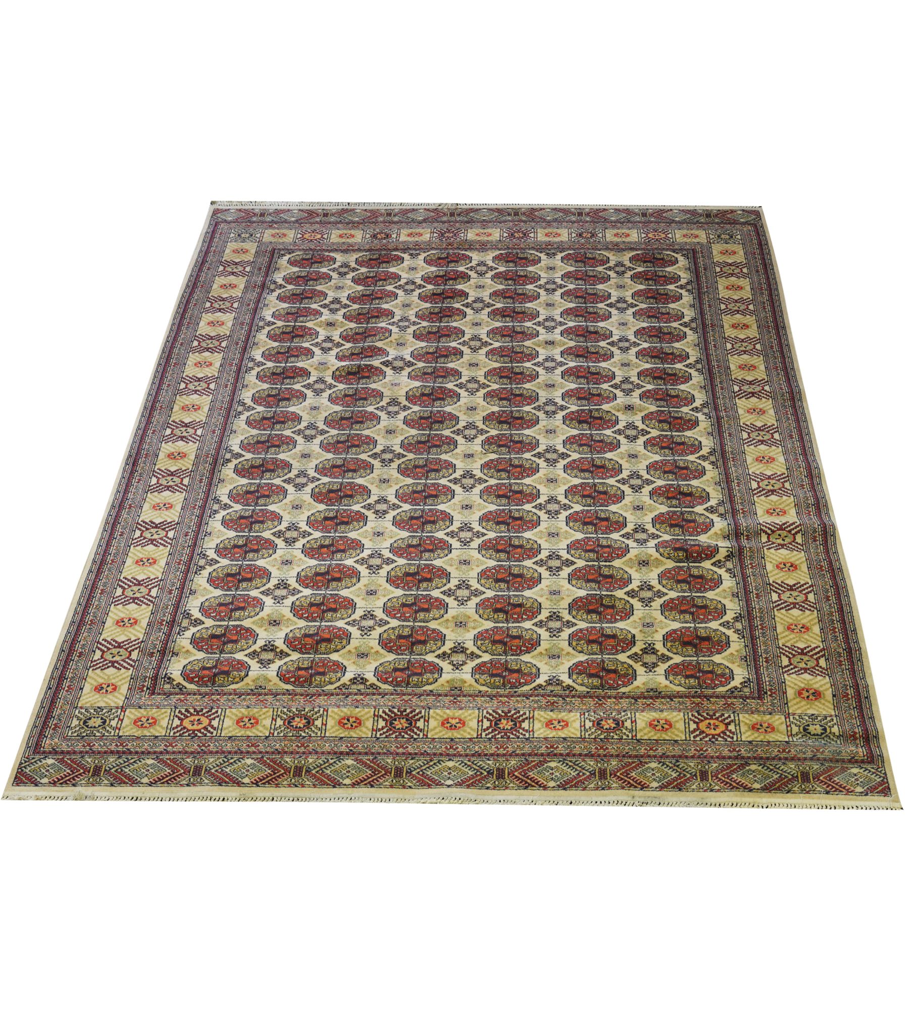 Caucasian Beige Field Area Rug 10' x 8'3"