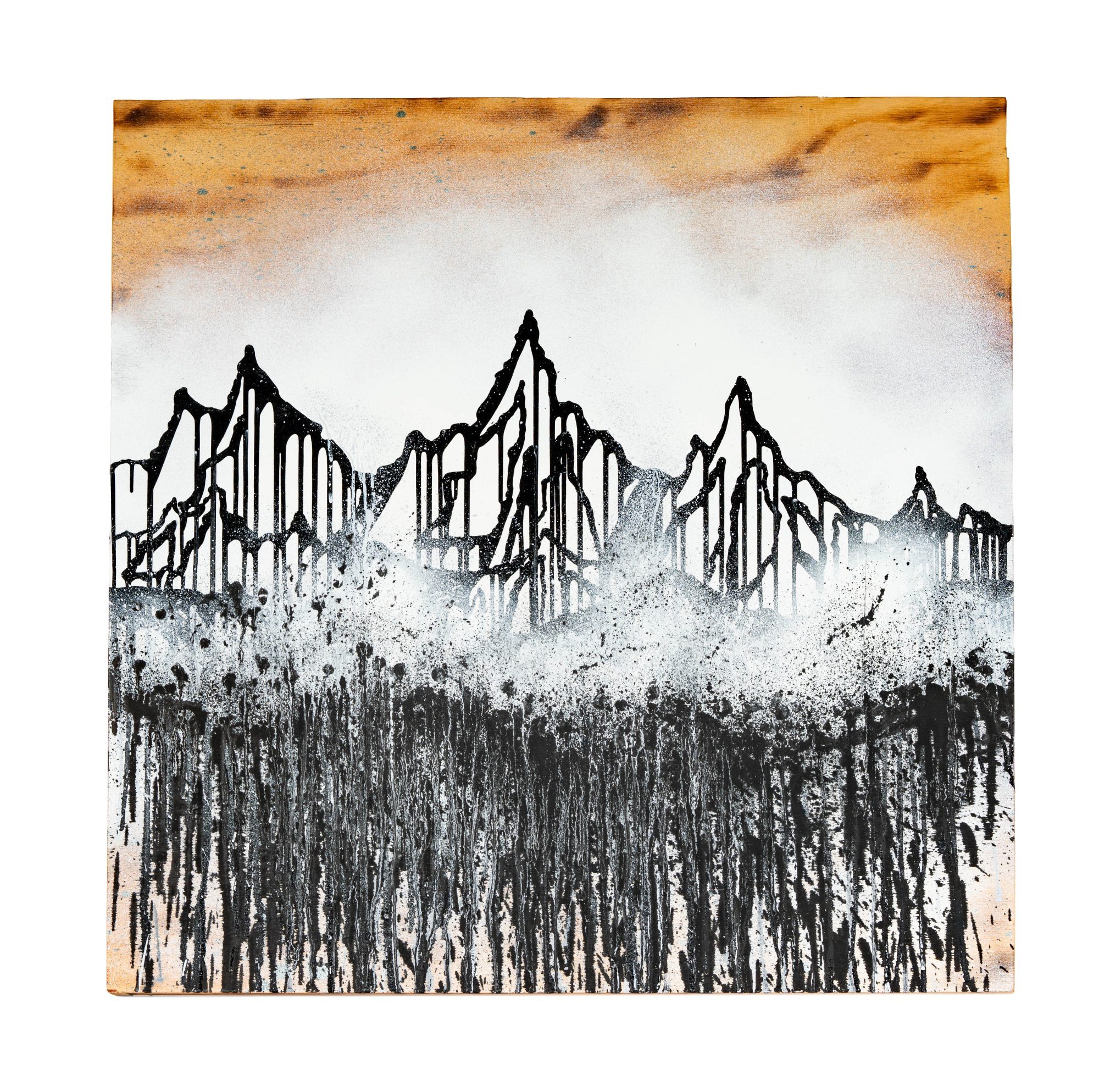 Contemporary Abstract Mountain Landscape