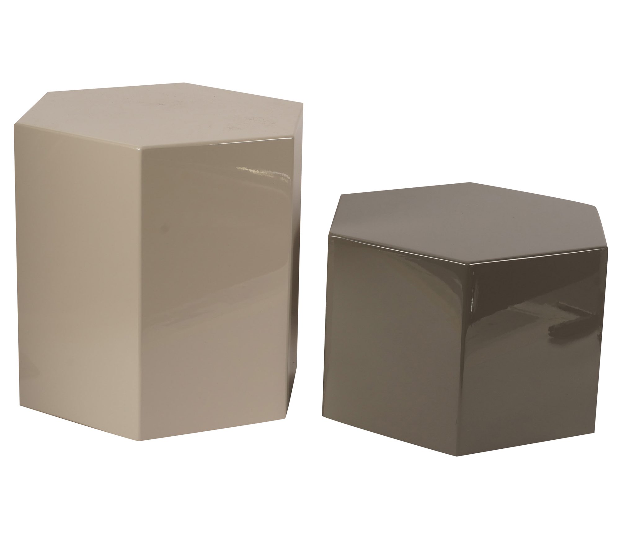 Rodolfo Dordoni for Minotti, Two Hexagonal Taborets