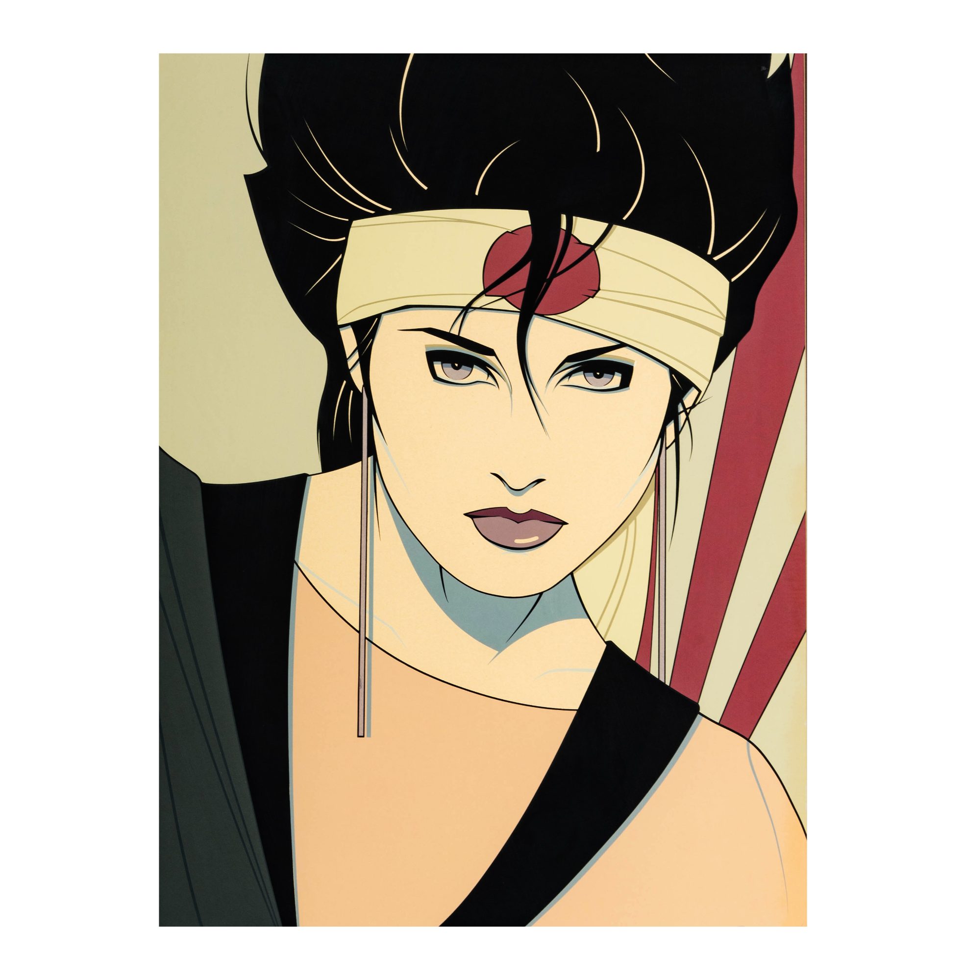 Patrick Nagel (1945-1984), Commemorative No.3, Sushi Girl