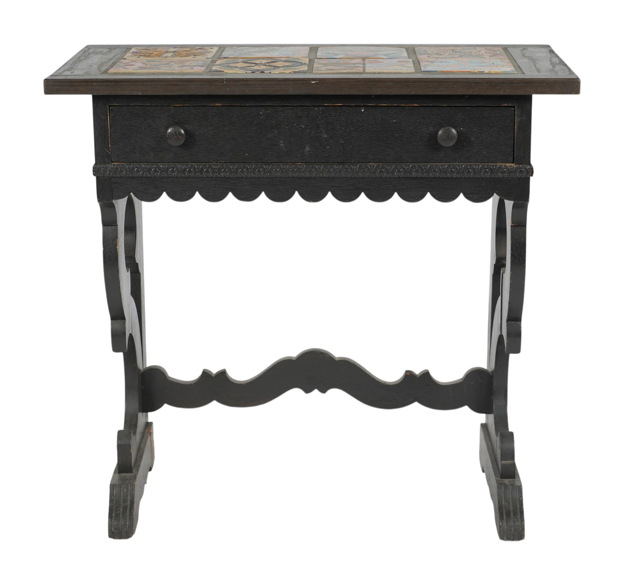 A Malibu Style Tile Top Table