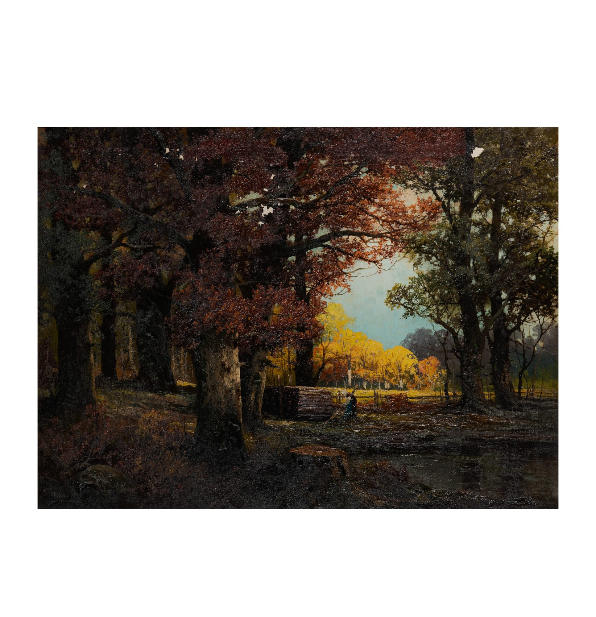 Autumn Landscape with Figure