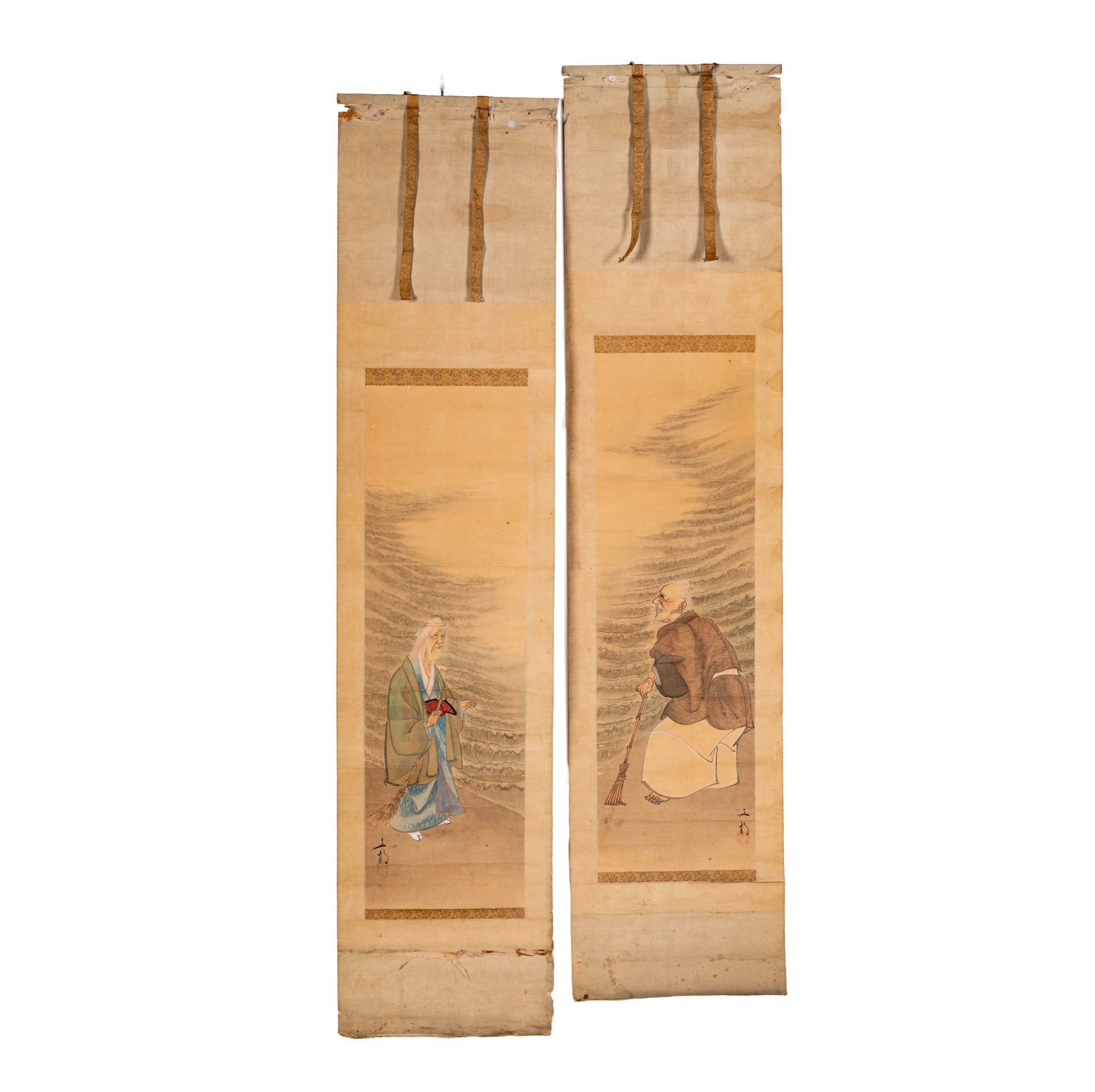Pair of  Japanese Scrolls