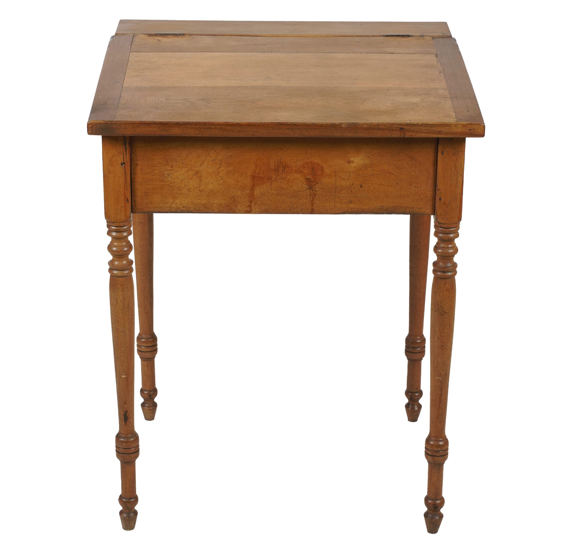 American Country Oak Slant Top Writing Desk