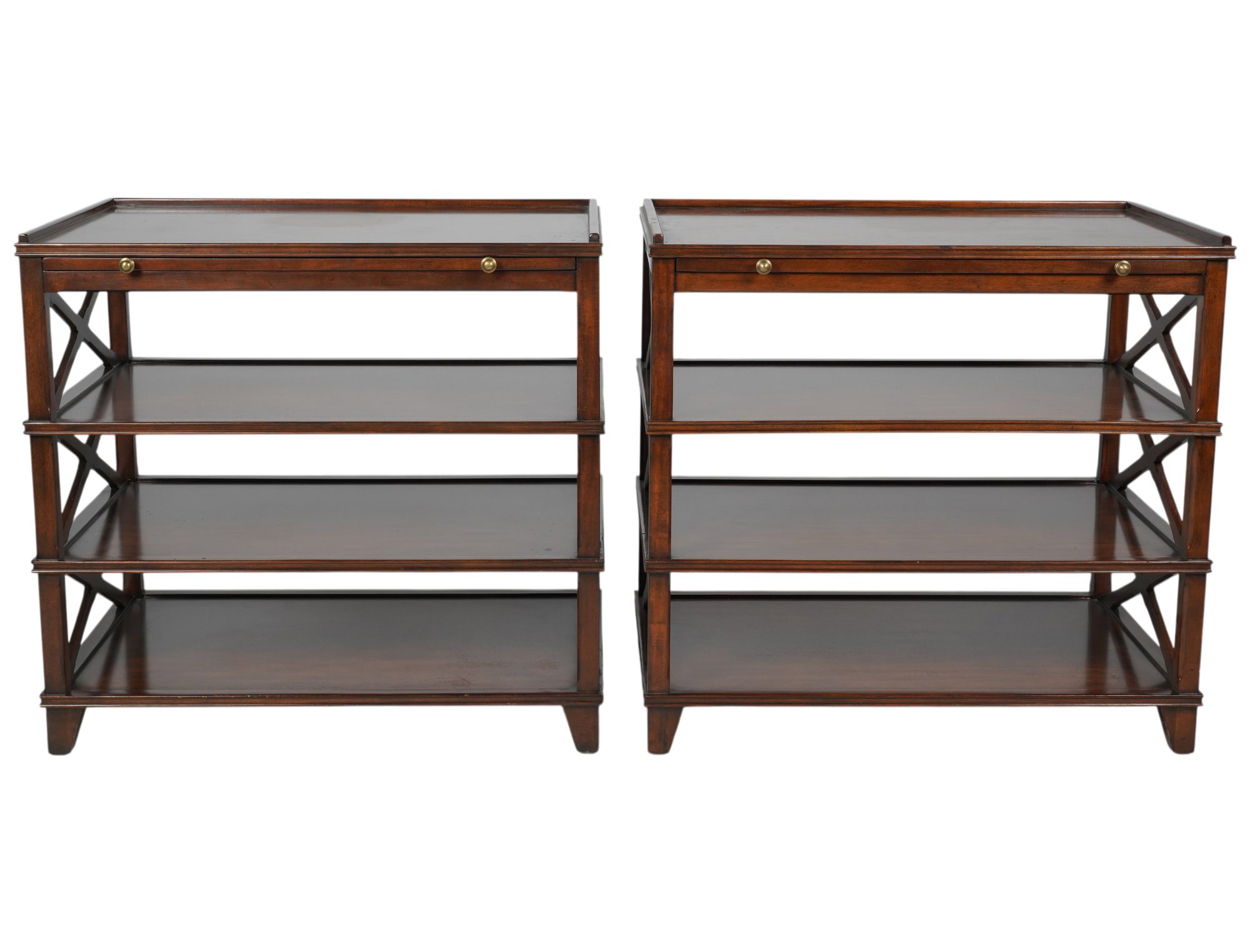 Pair of Mahogany Bachelor's Chests