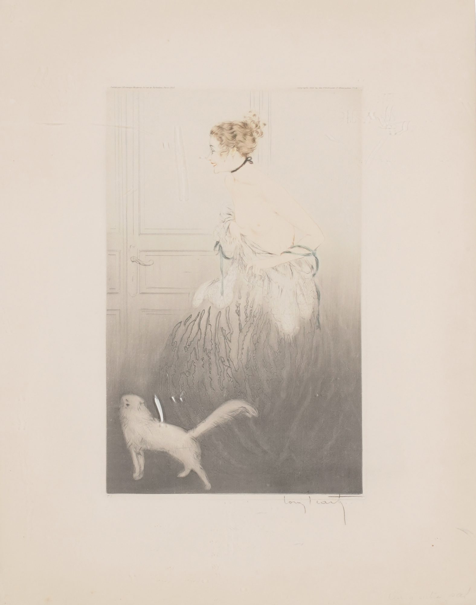 Louis Icart (French, 1888-1950): Do Not Enter