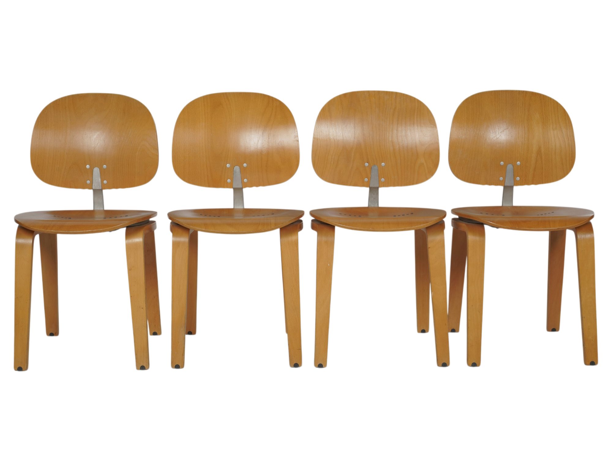 Four Giancarlo Piretti Xylon Side Chairs