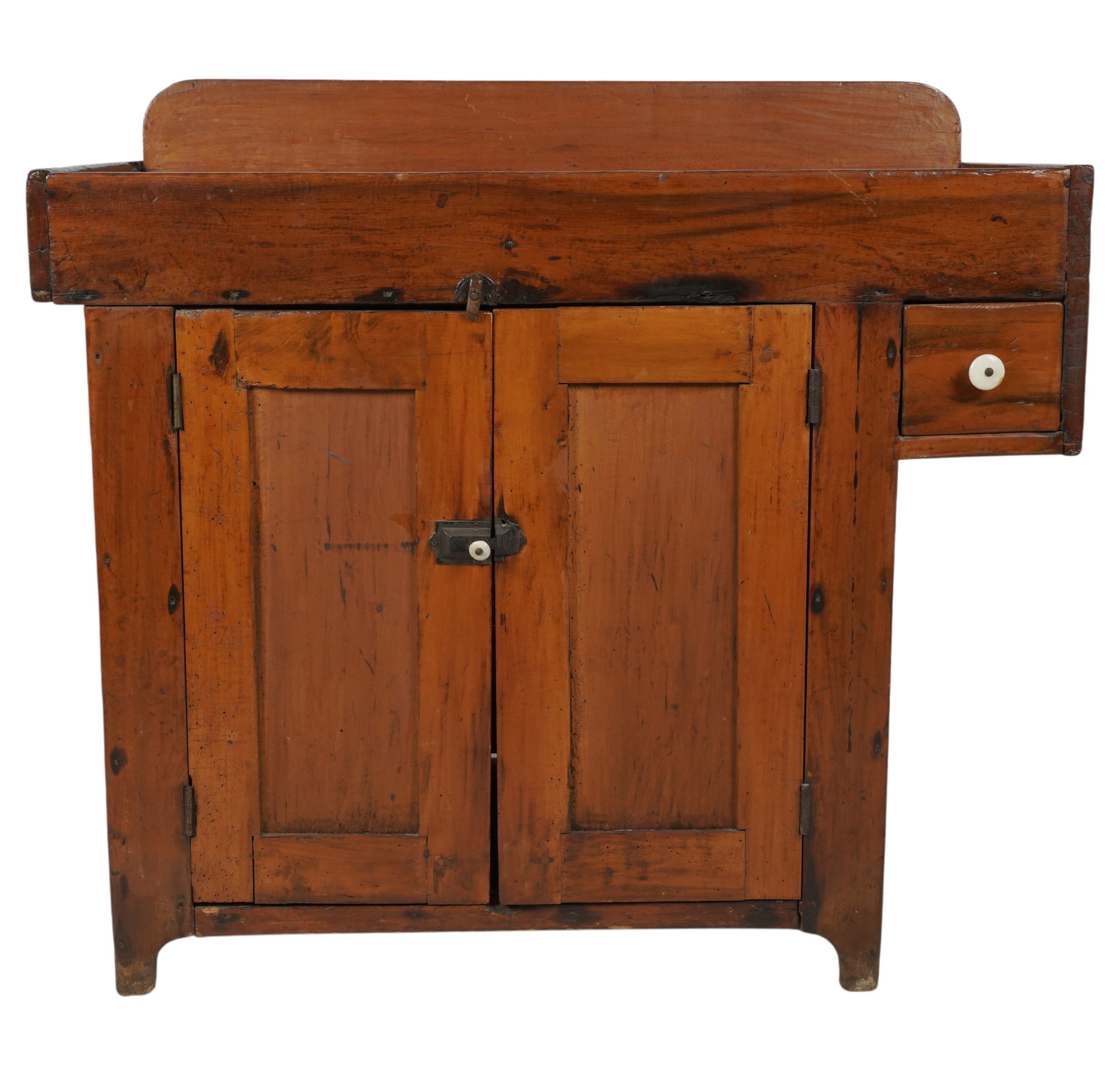 Antique Early Primitive Dry Sink Cabinet