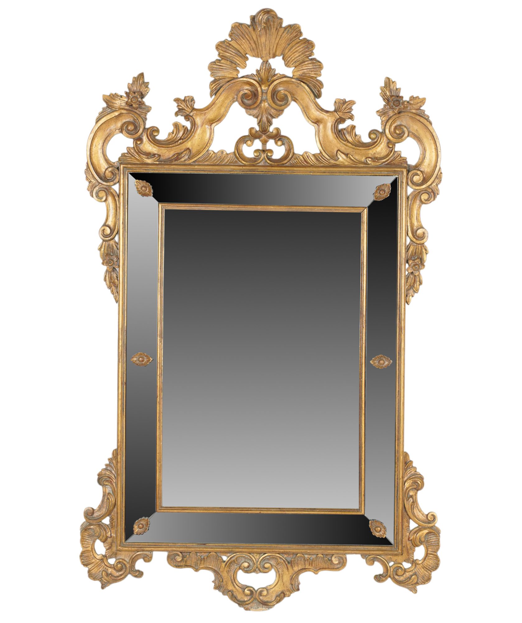 Large Gilt Frame Decorative Mirror