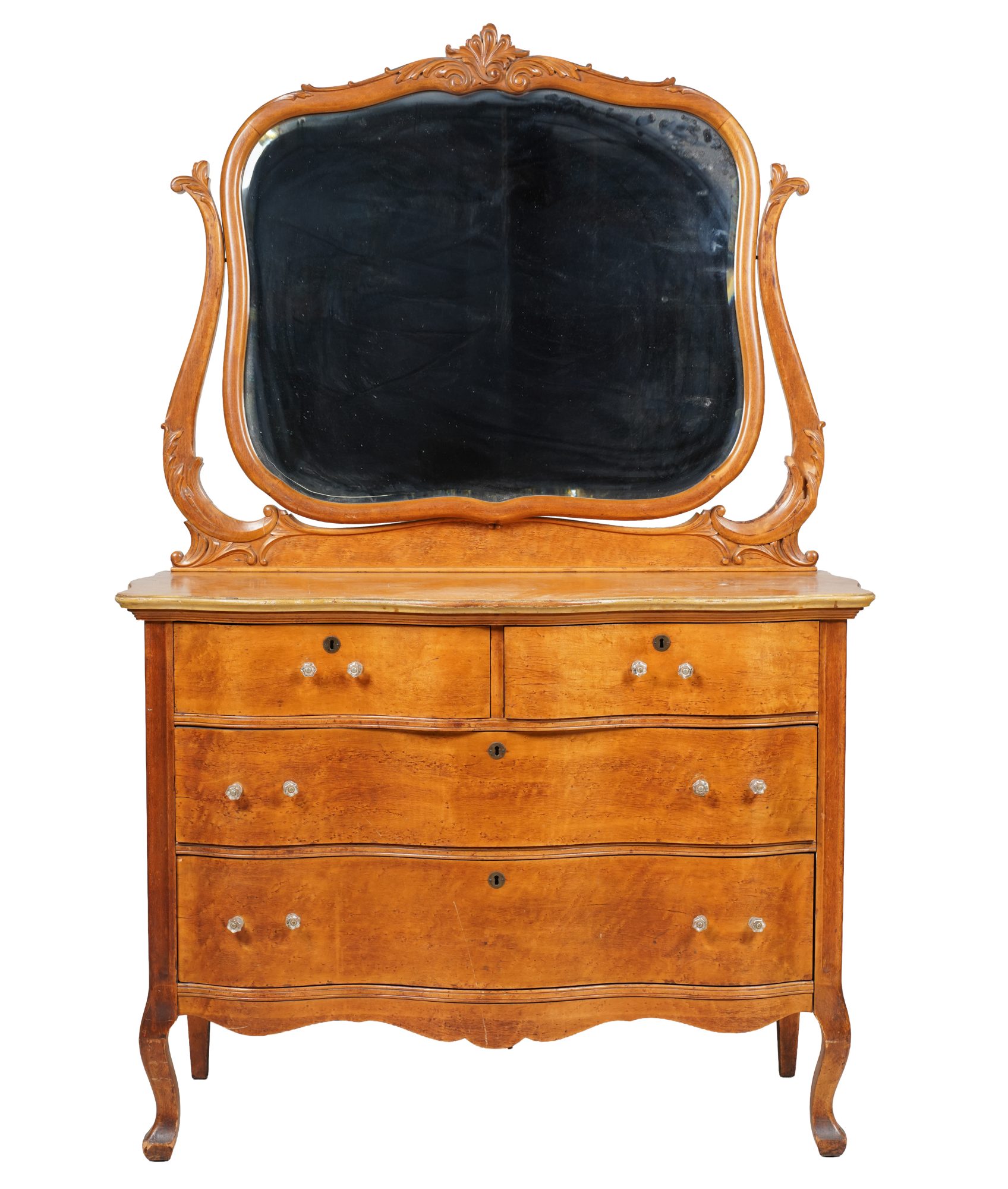 Otto Natzler's American Birdseye Maple Chest of Drawers