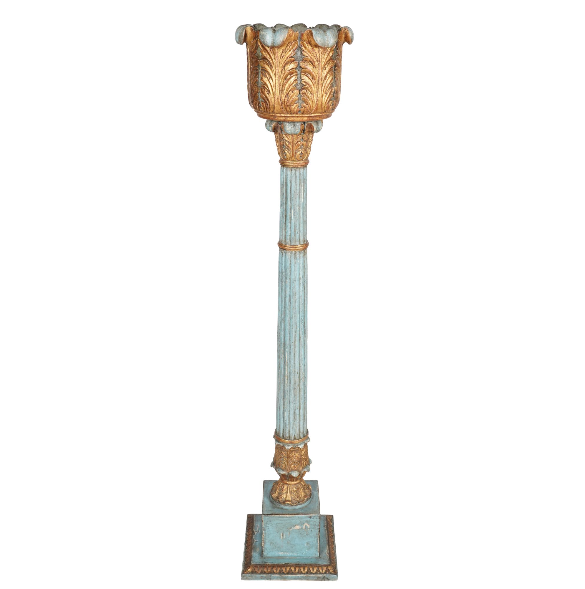 French-style Painted Planter Stand