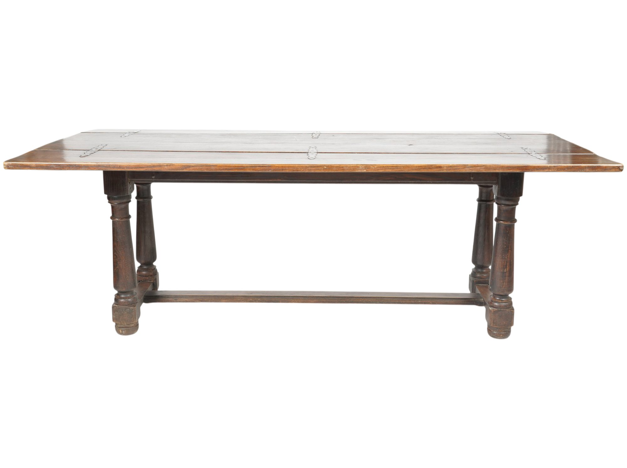English Oak Dropleaf Harvest Table