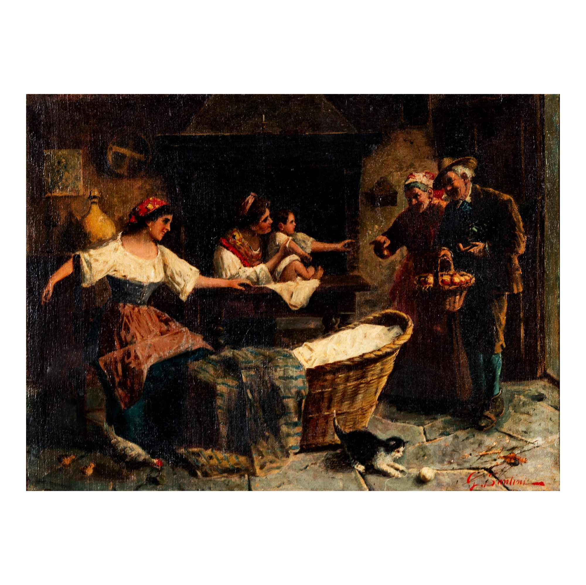 G. Santini, Interior Group Scene