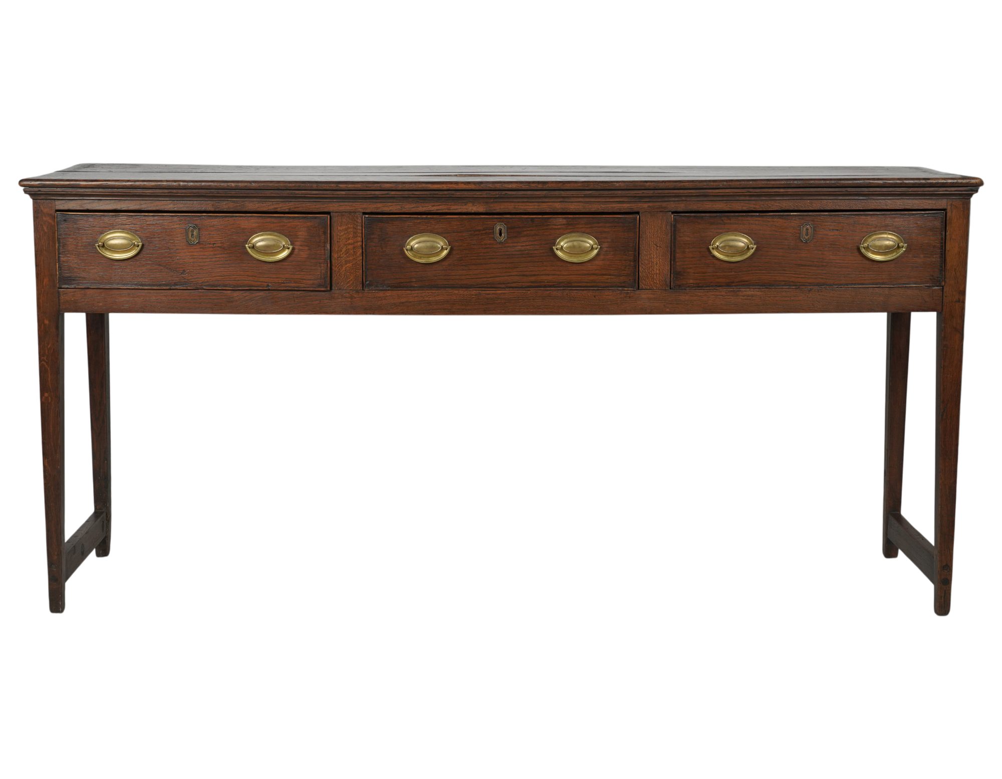 An English Dark Oak Side Board