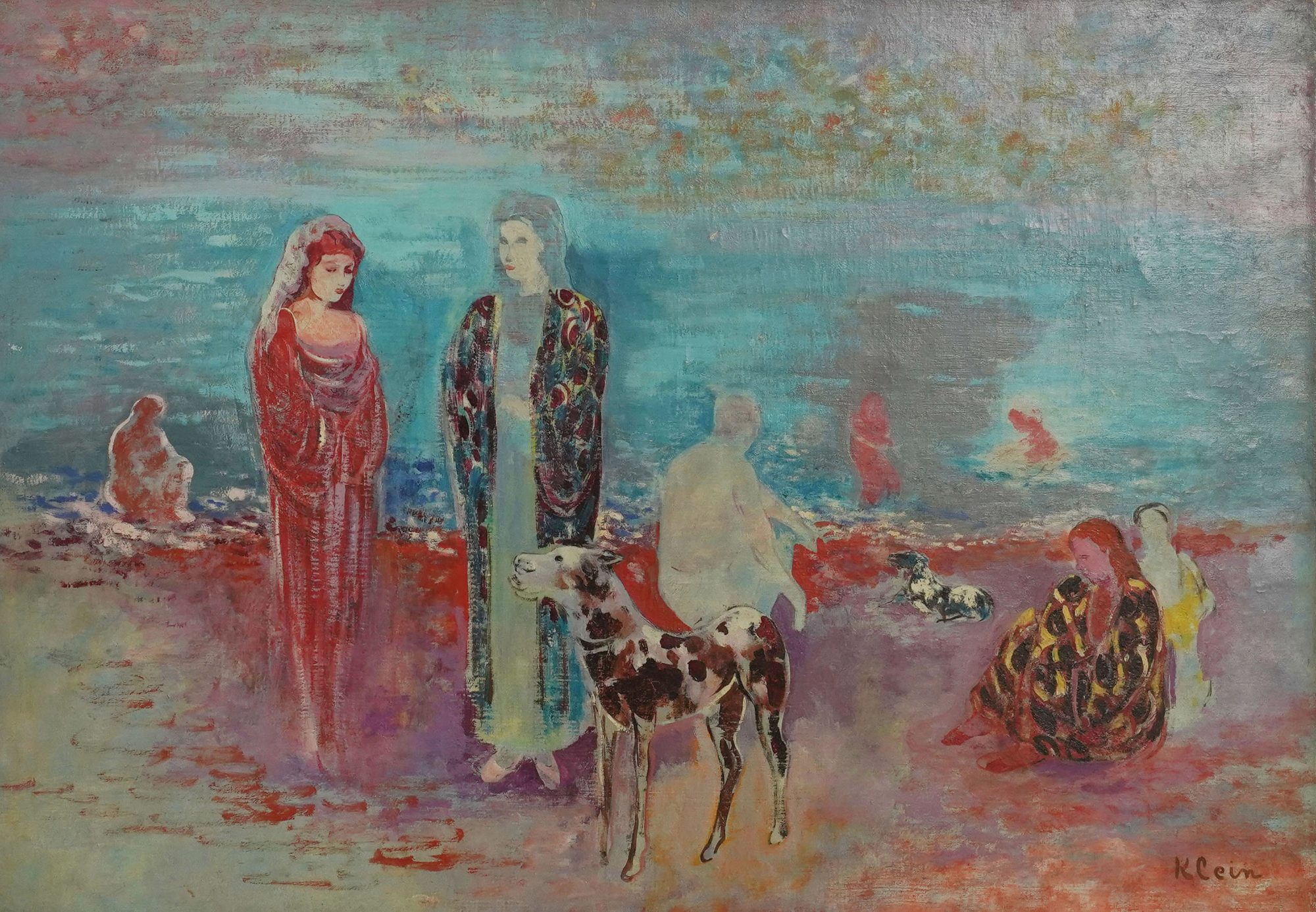Les Personnages avec le chien