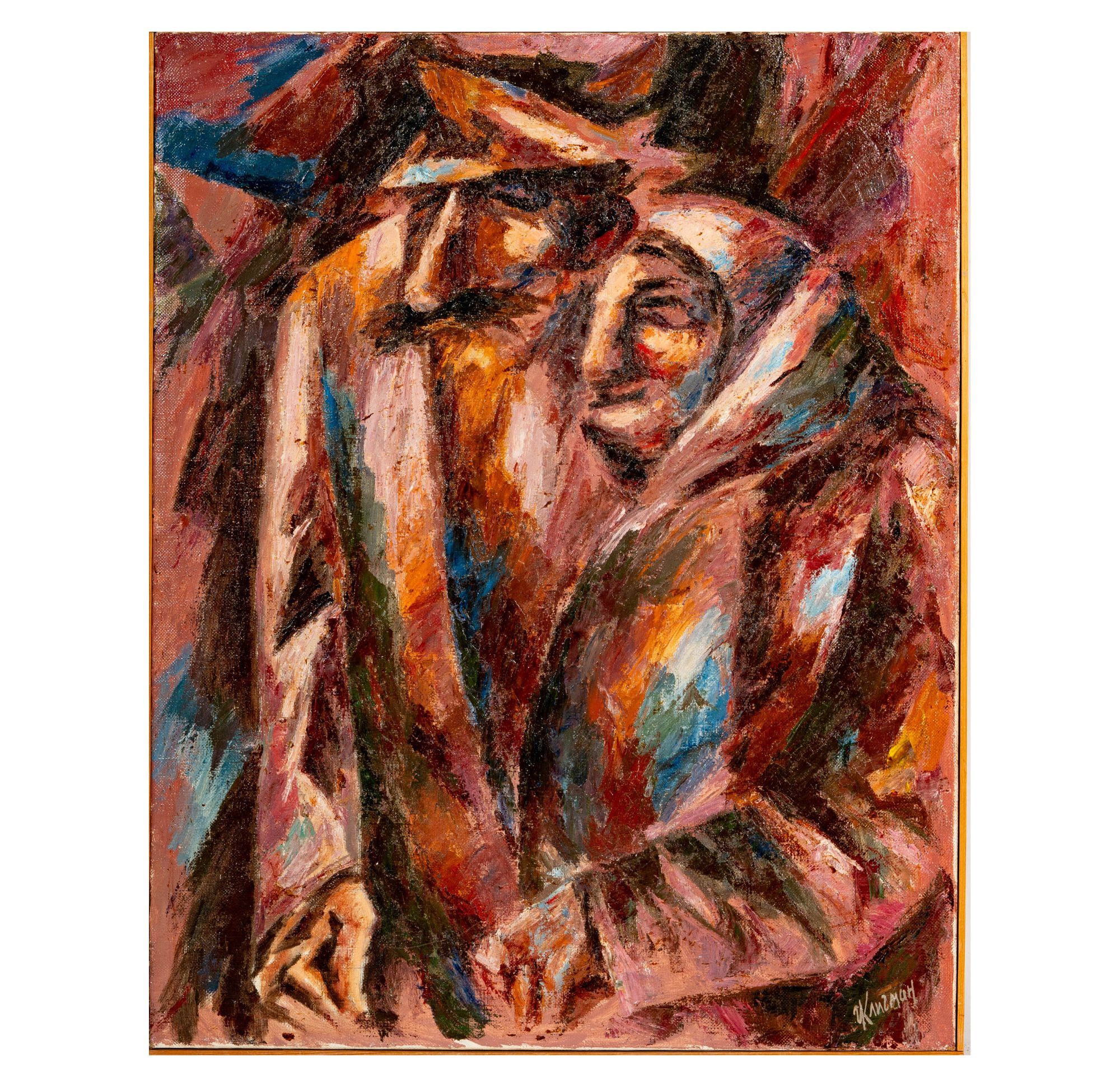 Russian School, Two Figures