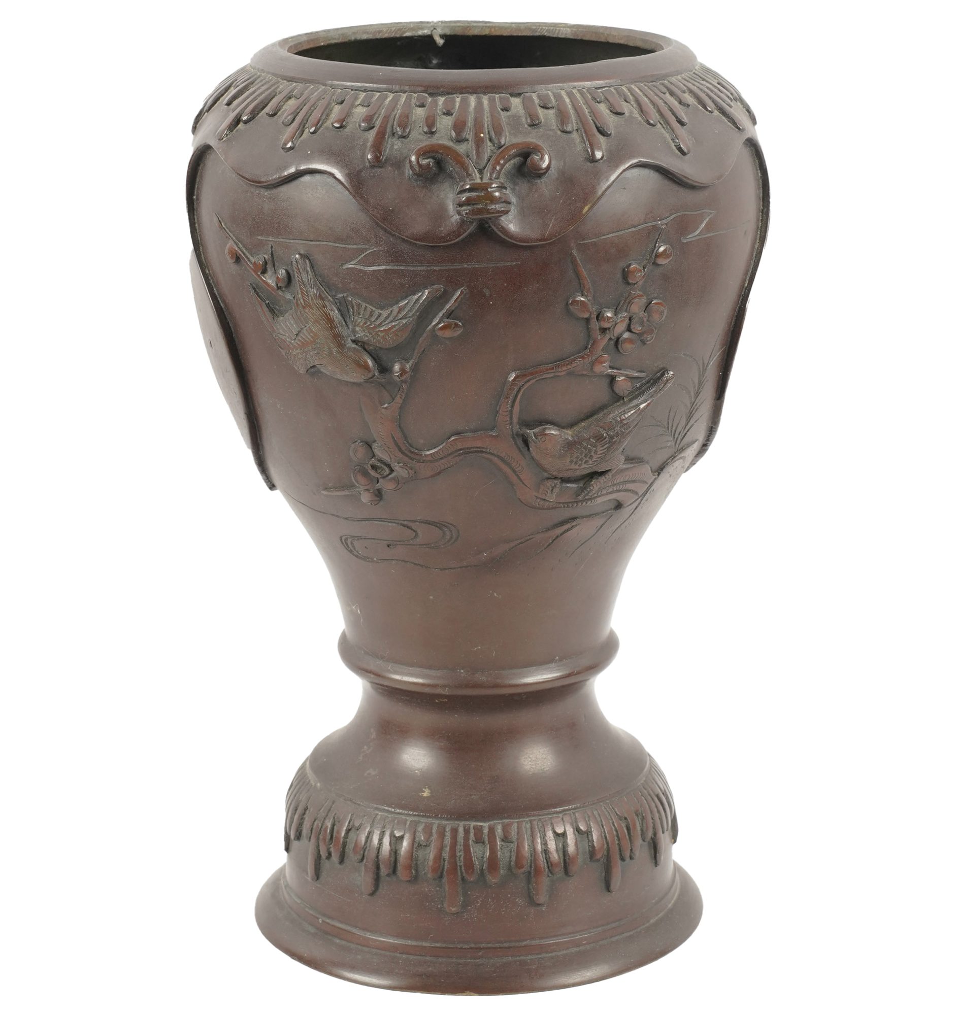 Japanese Bronze Vase