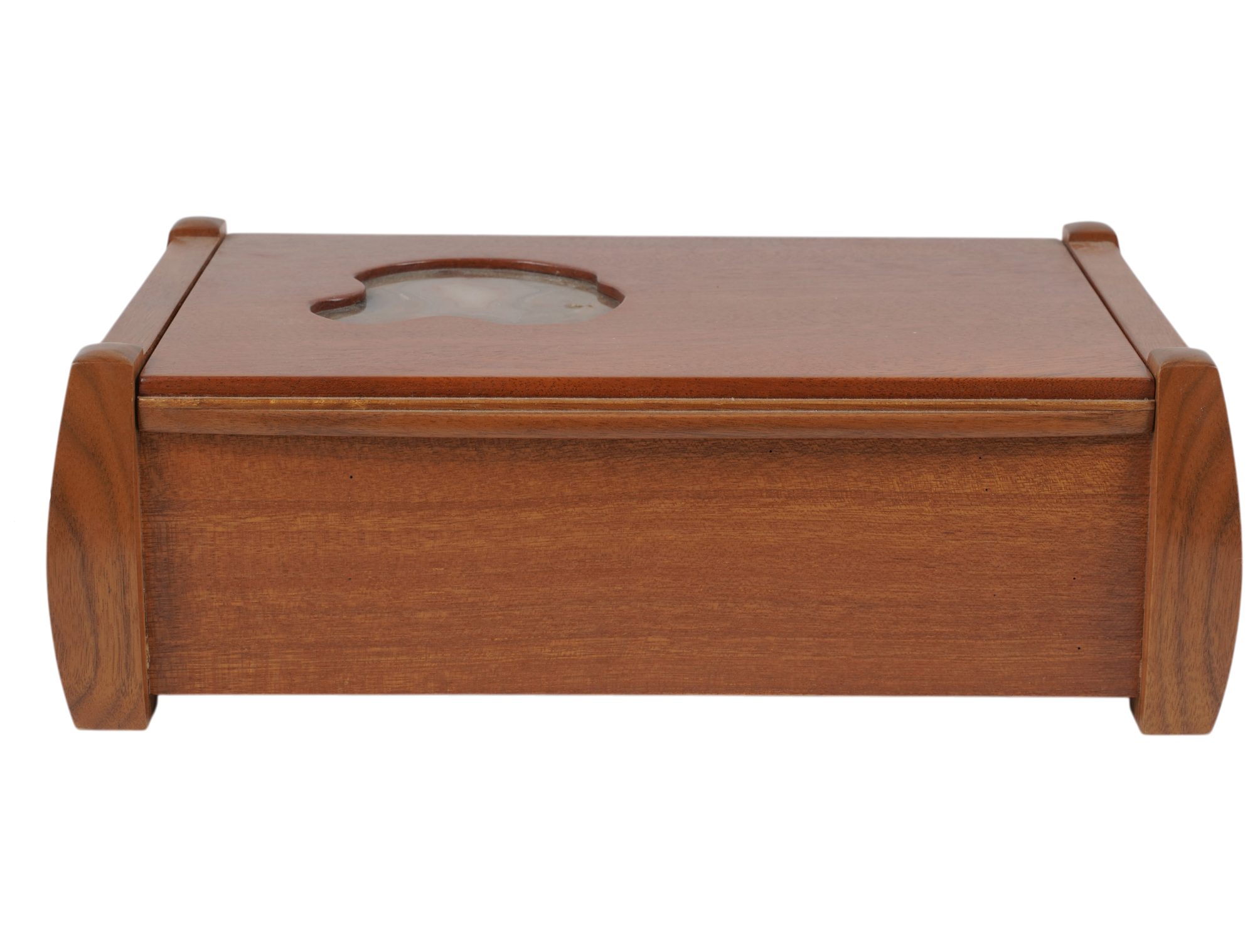 A Jim Kutz Mahogany Jewelry Box