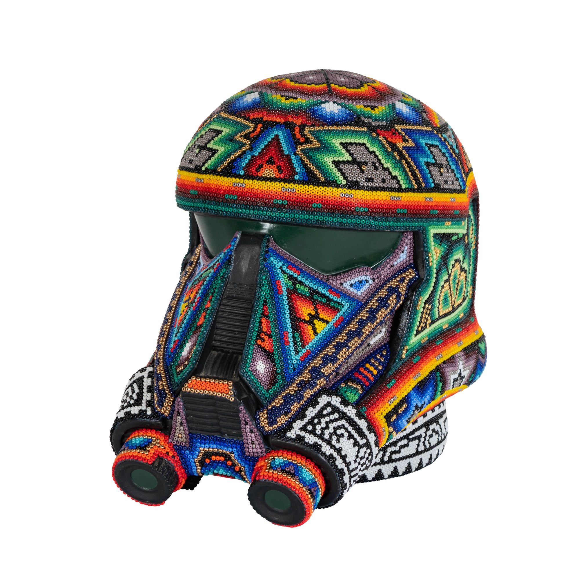 CHROMA AND RICK WOLFRYD: Beaded Stormtrooper Helmet
