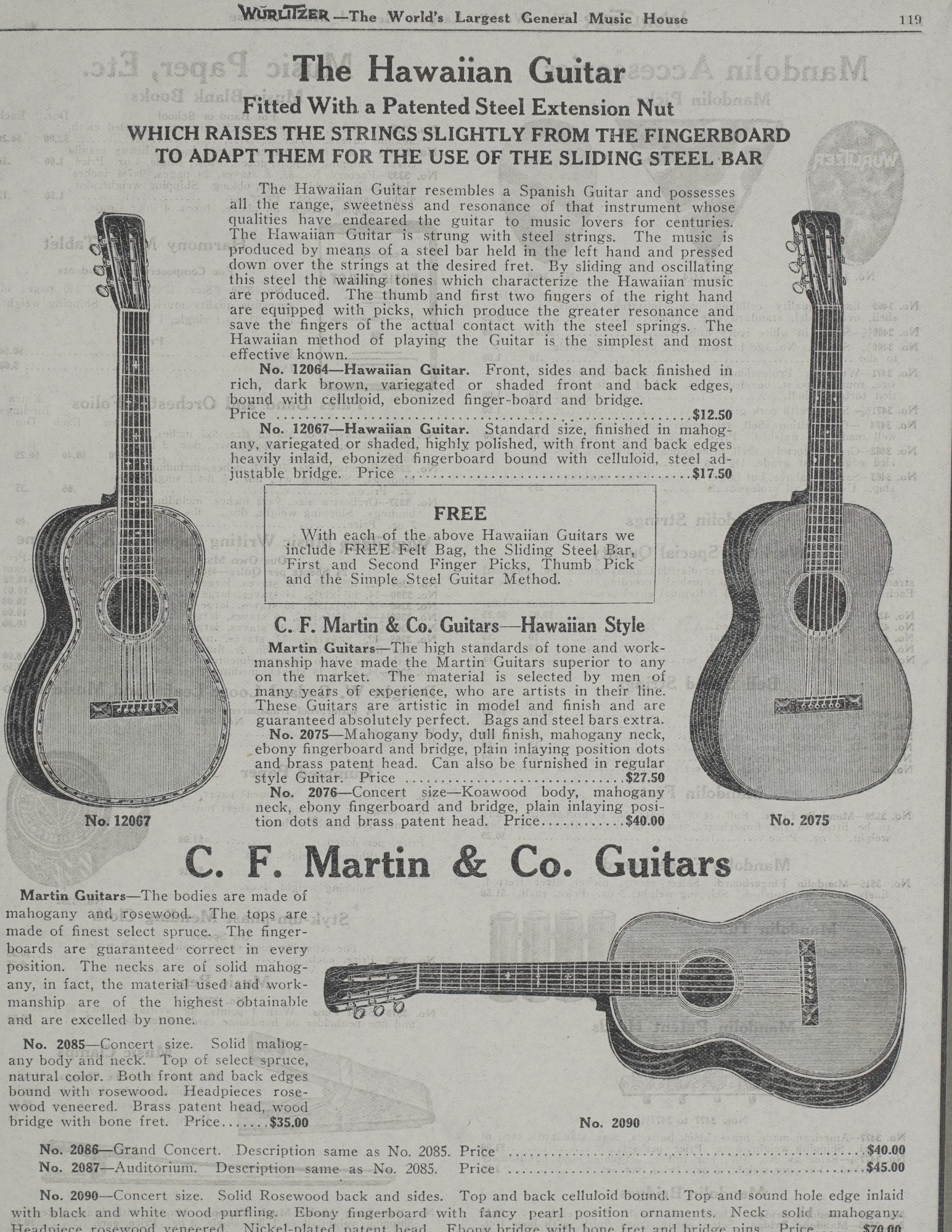 The Hawaiian Guitar Print