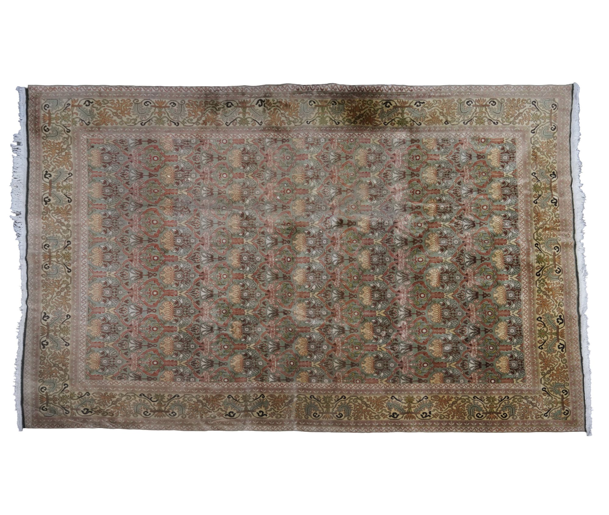 Green Field Persian Area Rug