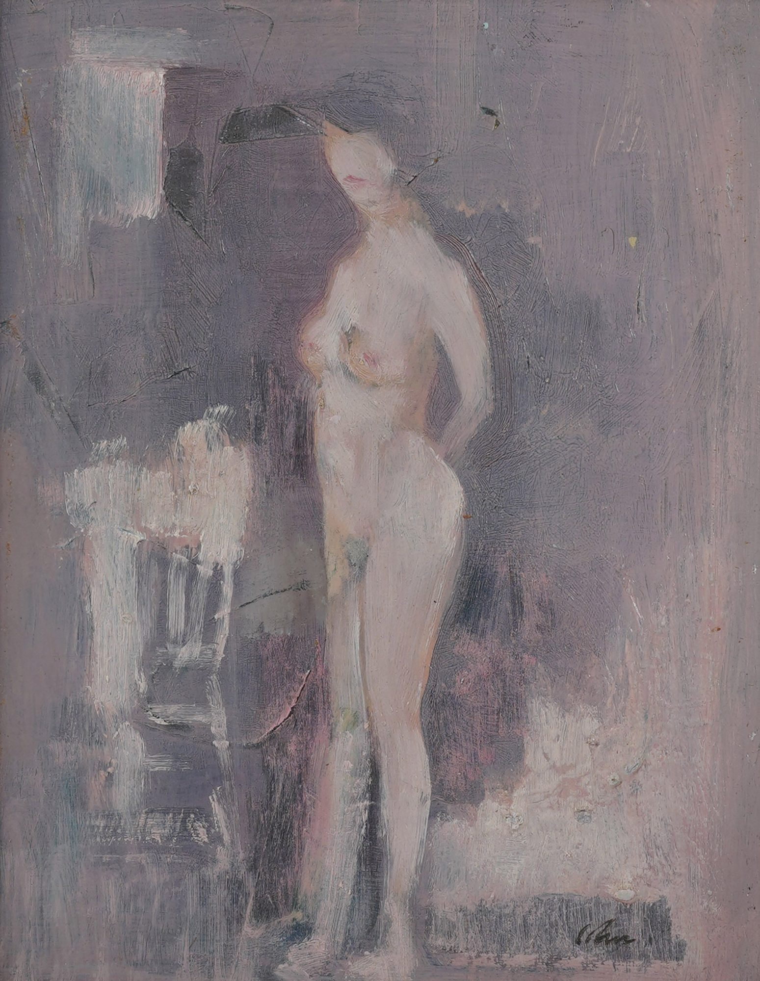 A Standing Female Nude
