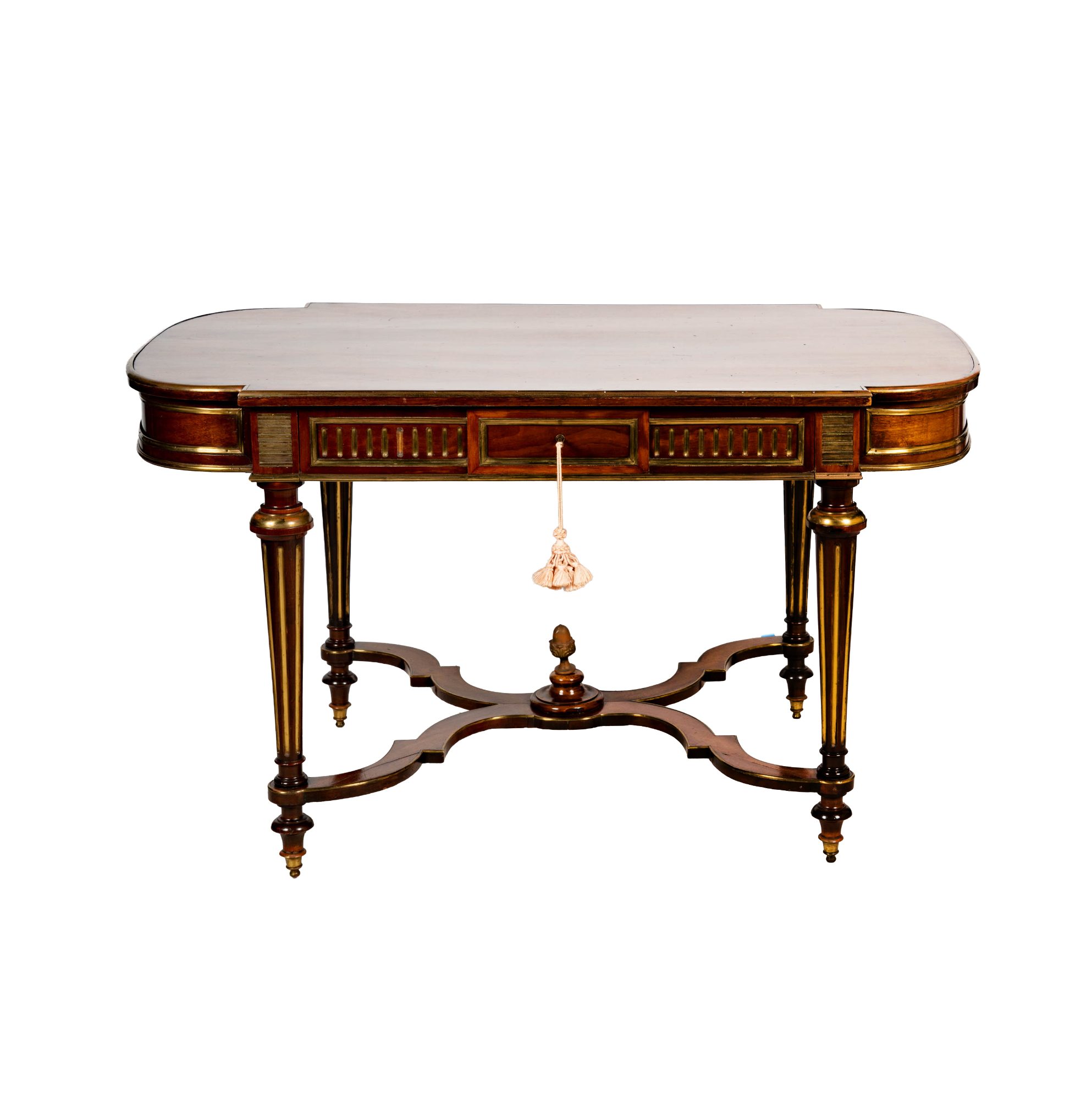 Napoleon III-Style Mahogany Salon Table