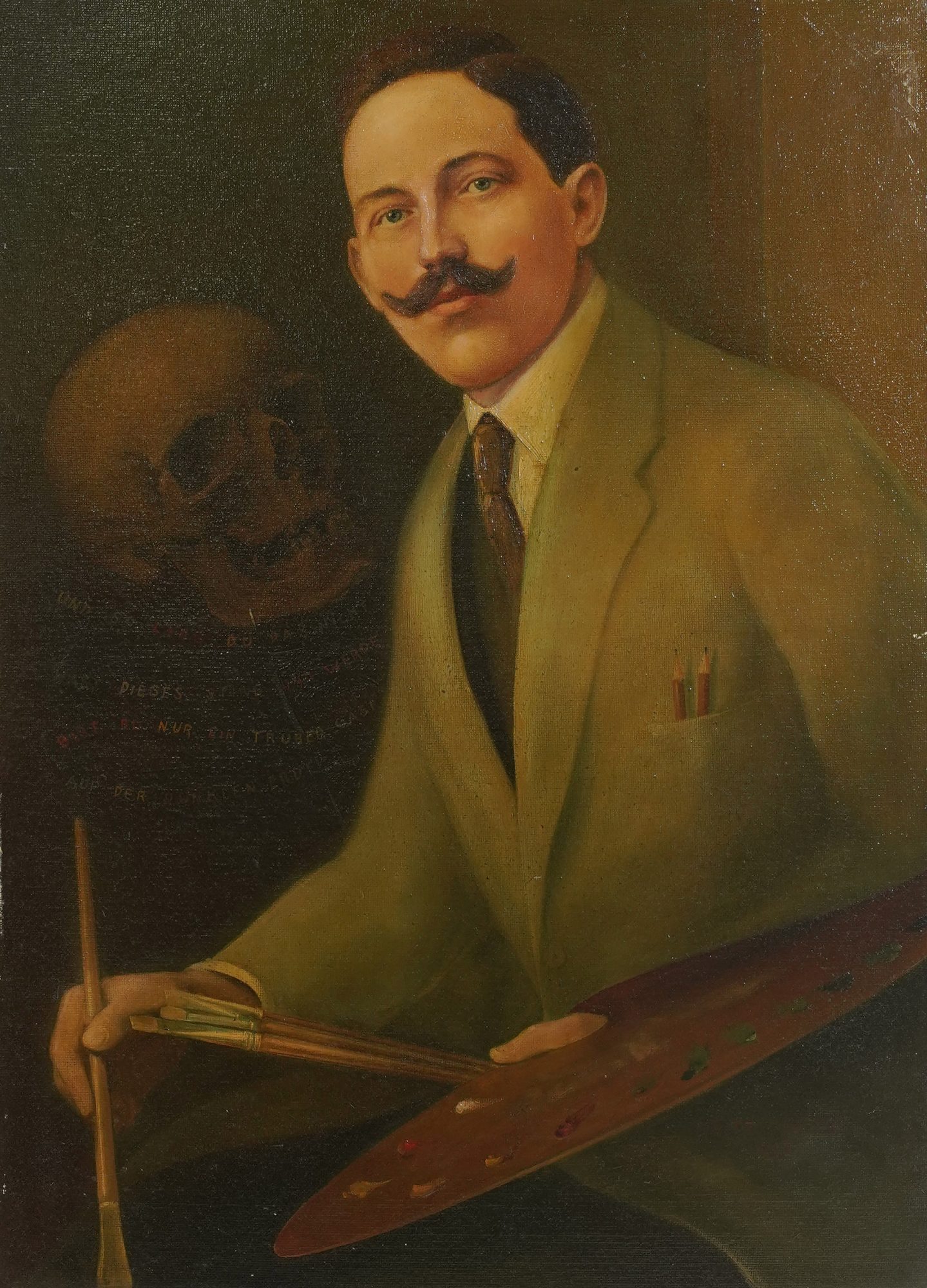 German School: Portrait of an Artist