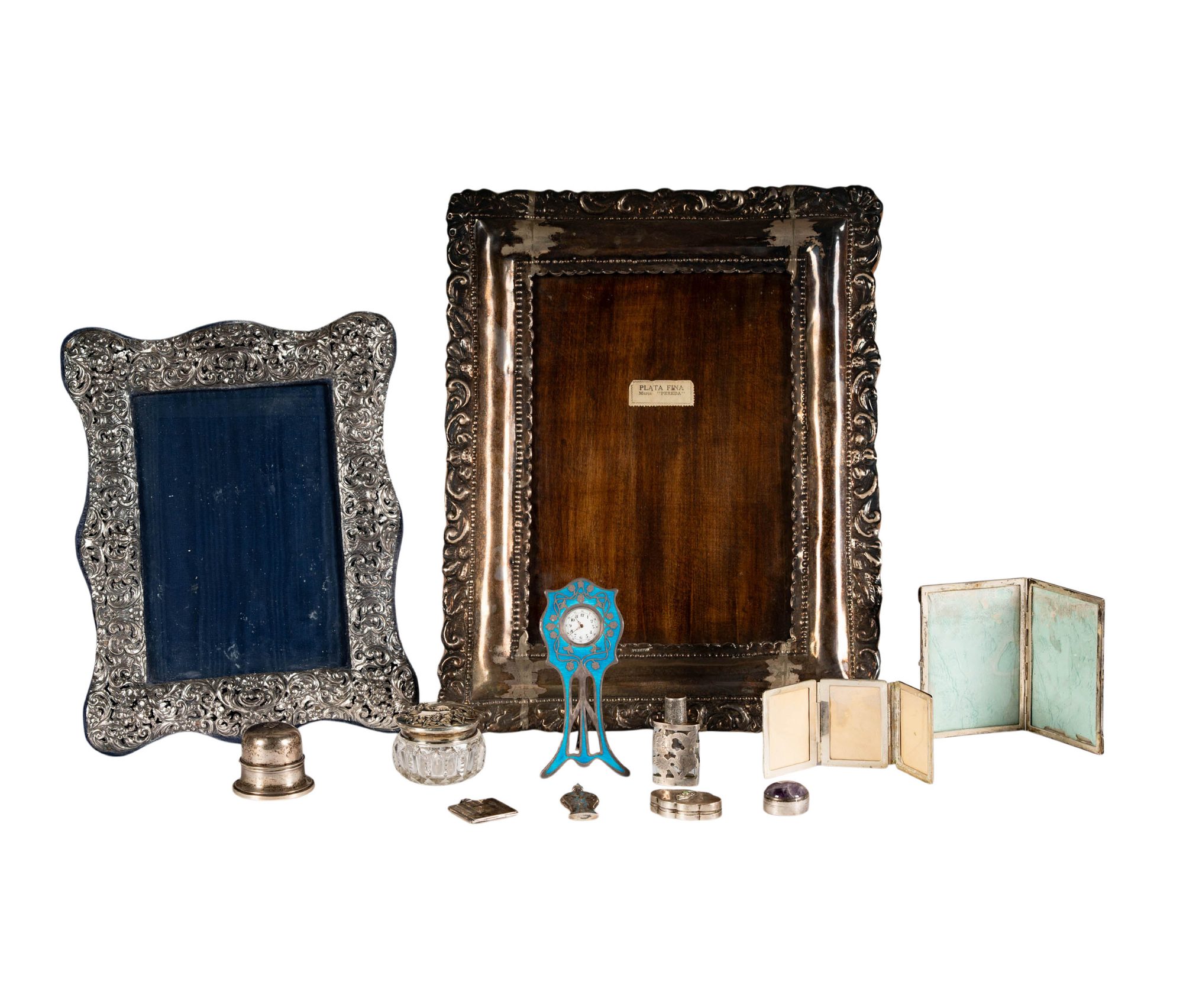 A Collection of Sterling Silver Table Articles