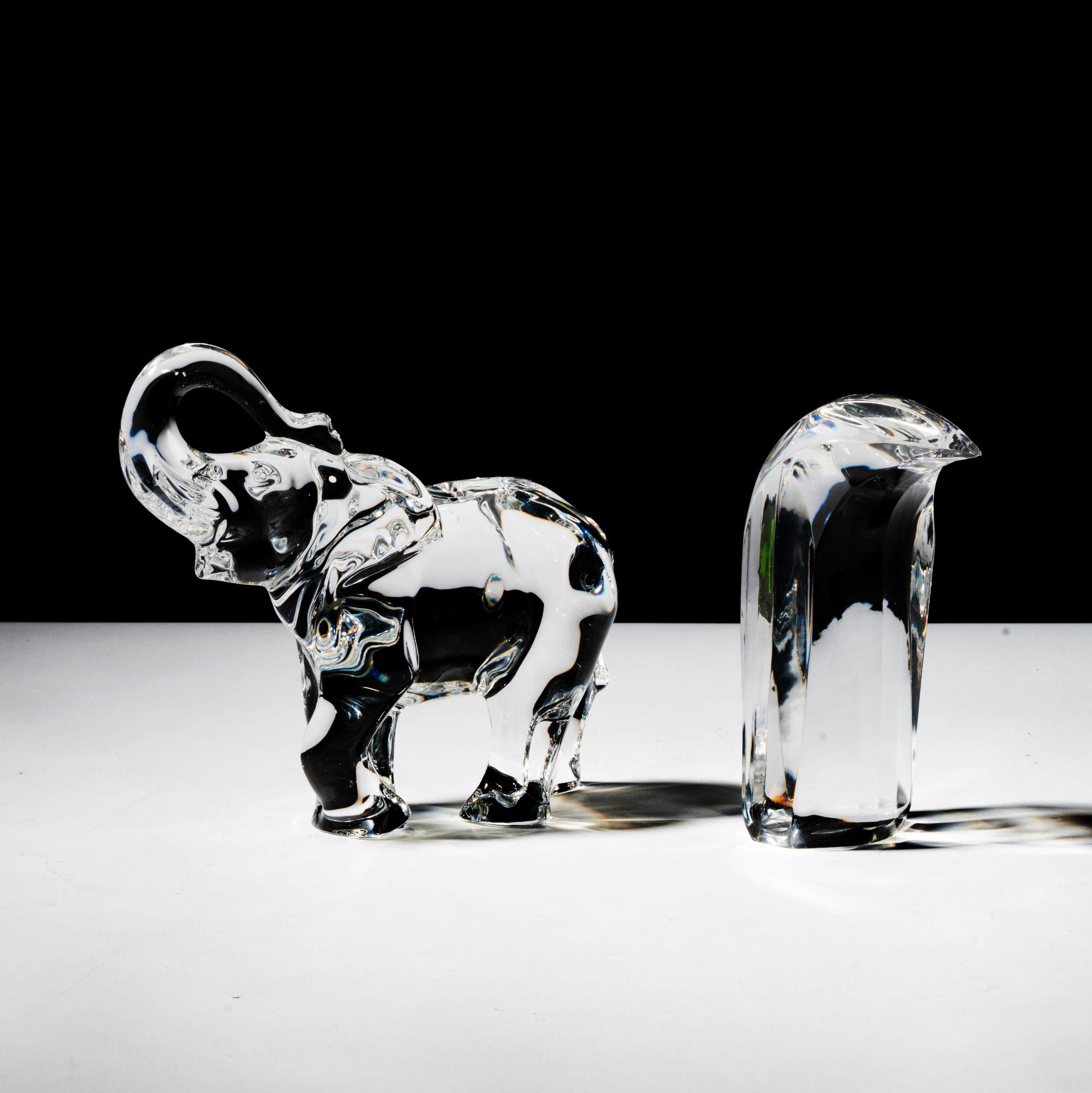 Baccarat Elephant and Saint Louis Cobra