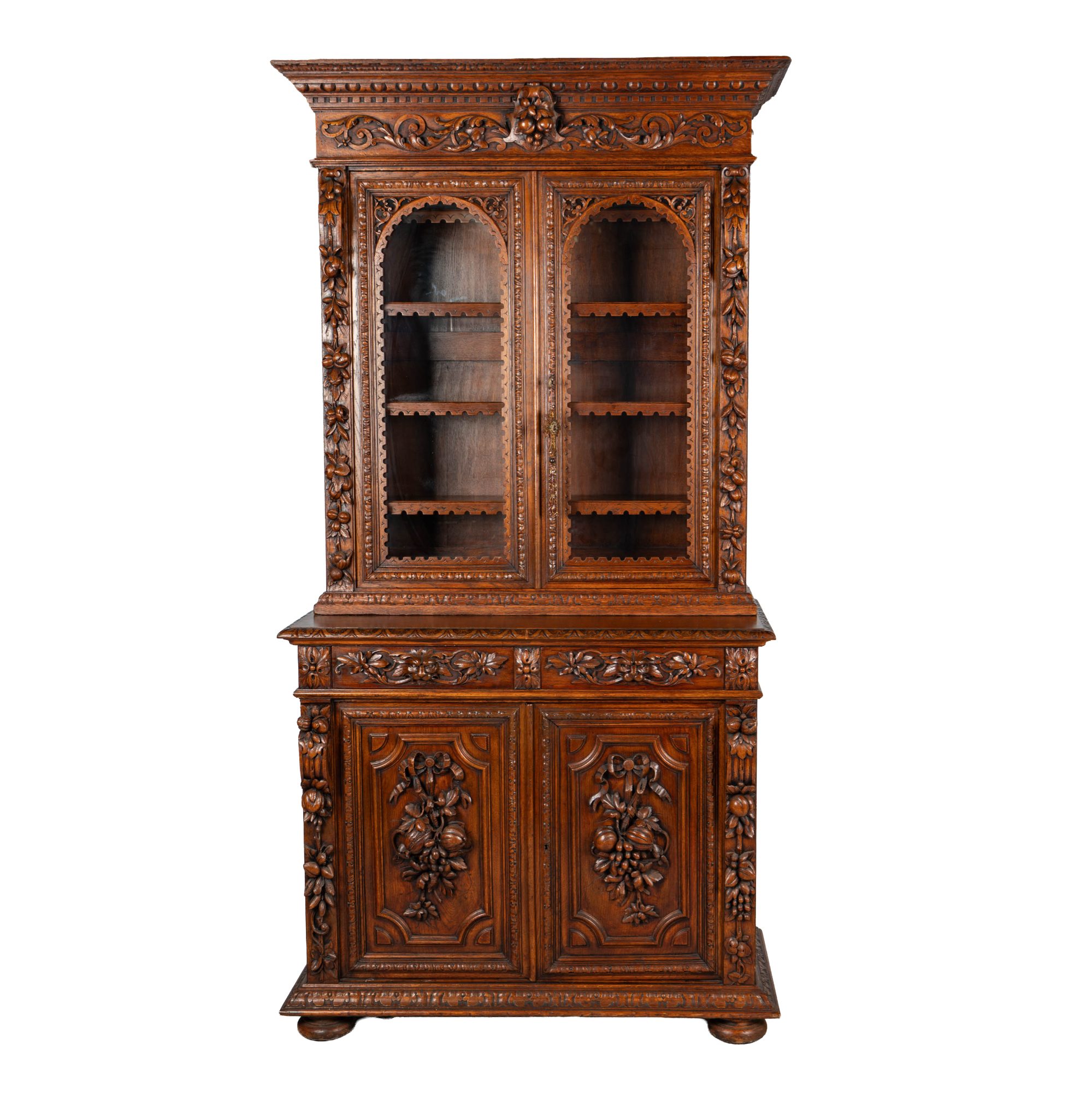 A Renaissance-Style Two-Part Cabinet