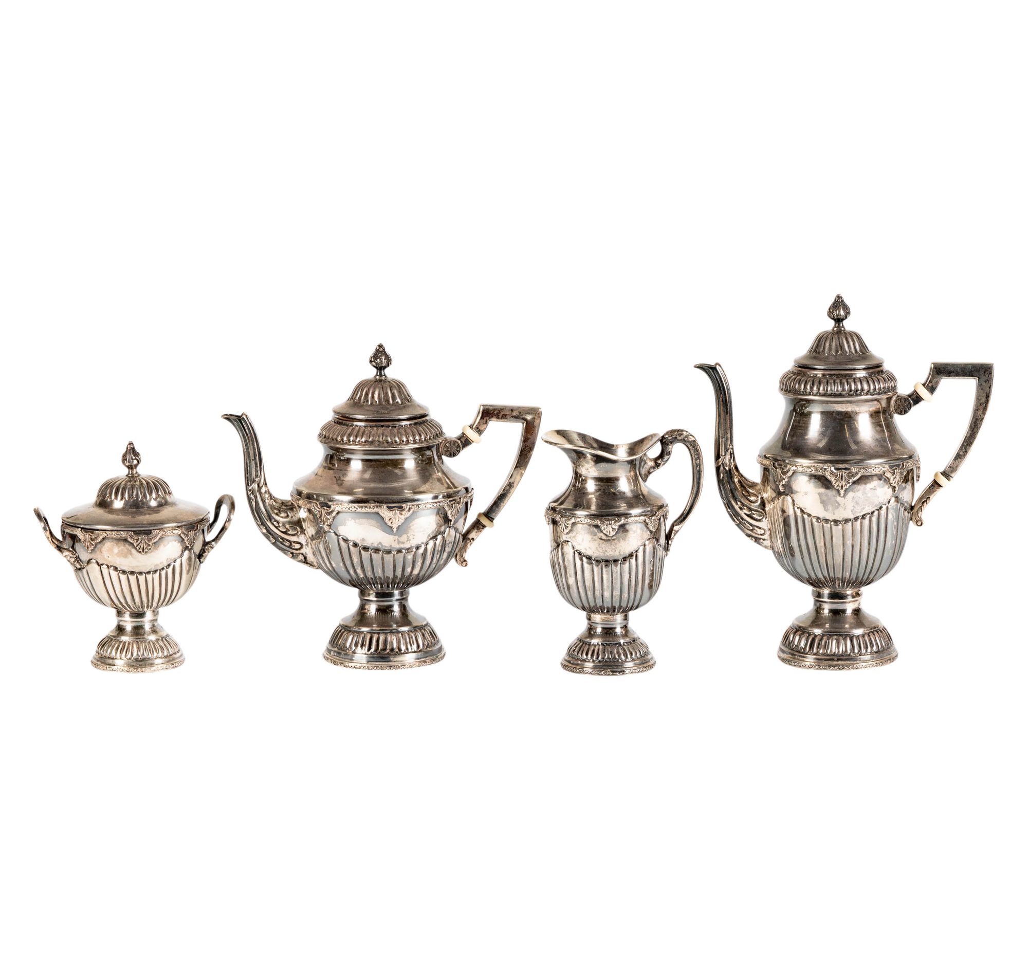 Persian Silver Tea Service