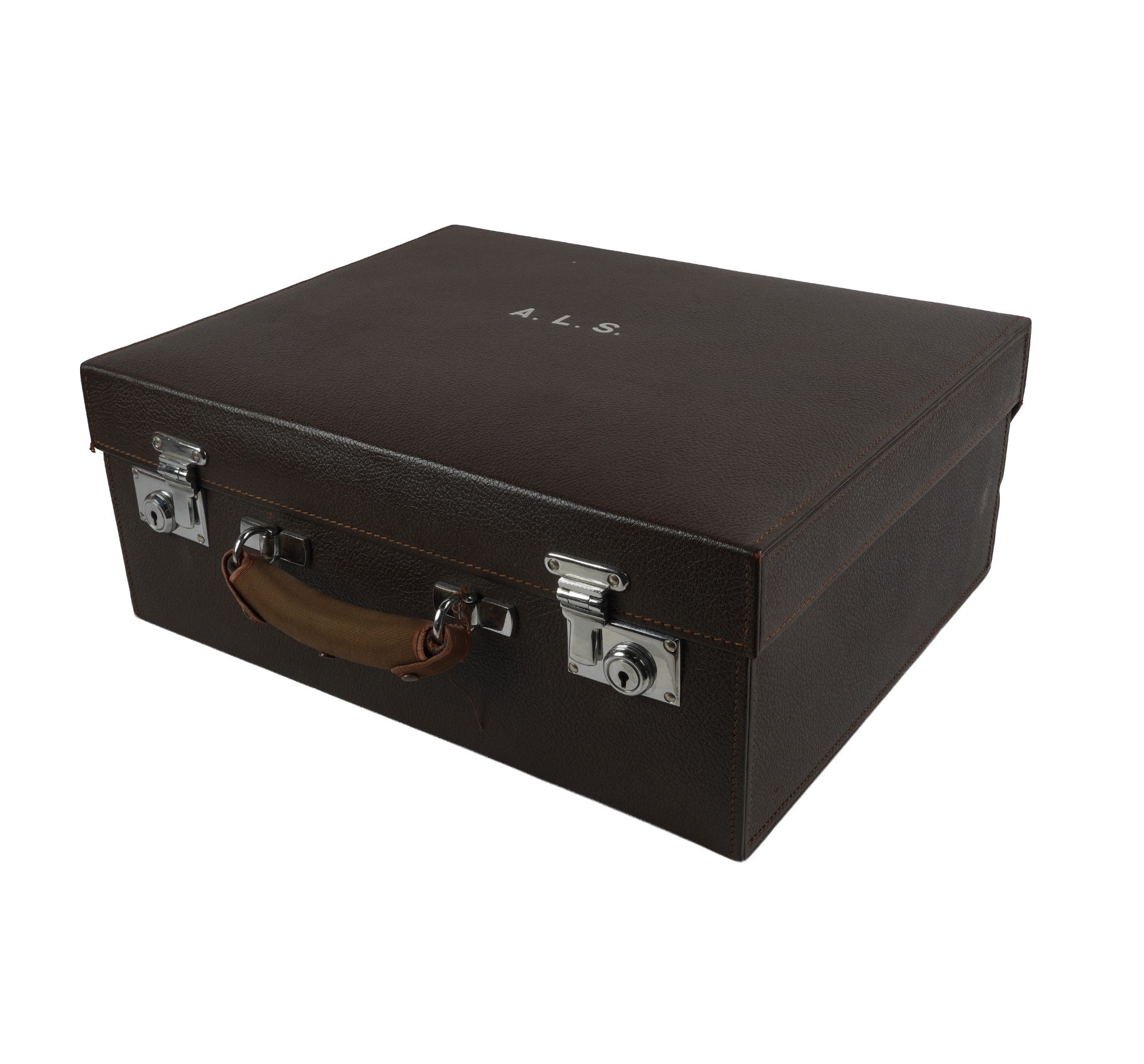 An Art Deco Silver Ladies Dressing Case