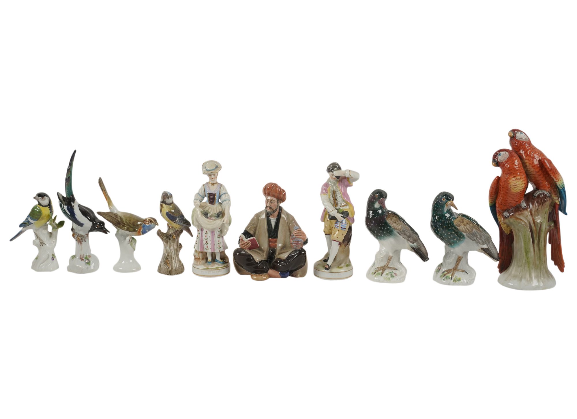 A Collection of Porcelain Figurines